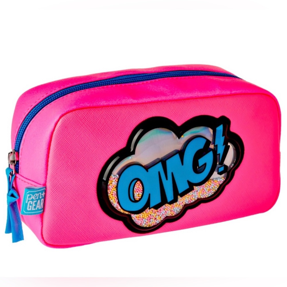 Nwt OMG plastic bags for pencils.Can be used also s make up bag